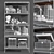 Barton Bookcase: Stylish Storage Solution 3D model small image 2
