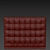 Andrew Martin Paxton Upholstered Headboard 3D model small image 2
