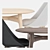 Elegant Solo Dining Set by Neri & Hu 3D model small image 2