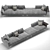Gregor Modern Sofa | Sleek and Stylish Design 3D model small image 2