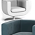 Modern Tulip Armchair: Stylish & Comfortable 3D model small image 3