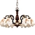 Reccagni Angelo L 965/5: Classic Italian Chandelier 3D model small image 1