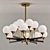 Elegant Ball Valley Chandelier 3D model small image 1