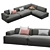 Muuto Connect Modular Sofa: Versatile and Stylish 3D model small image 2