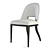 TA Studio No. 2 Modern Classic Dining Chair 3D model small image 1