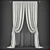 Elegant Curtain Panels 3D model small image 1