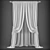 Elegant Curtain Panels 3D model small image 2