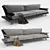 Luxury Super Roy Sofa by il Loft 3D model small image 2