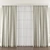 Refined Curtain Design 3D model small image 1