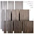 Rustic Wood Textured Panels 3D model small image 1