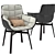 Husk b&b Chair: Modern Elegance in Comfort 3D model small image 1