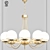 Elegant Crystal Chandelier 3D model small image 1