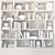 Elegant Bookcase with Statuette 3D model small image 2