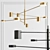 Sputnik Ambient 12-Light Chandelier - Modern and Stylish Illumination 3D model small image 2