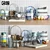 5-Piece Kitchen Accessory Set 3D model small image 1