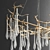 Serip Aqua 8 Lamp Chandelier 3D model small image 2