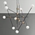Regent Hollywood Bullarum Chandelier 3D model small image 1