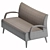 JMS Cassis 3-Seater Sofa: Modern Elegance for Your Living Space 3D model small image 3