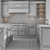 Modern Gray Kitchen Set 3D model small image 2