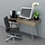 Elegant Office Furniture – Boost Productivity 3D model small image 1