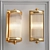 Glorious S Brass Wall Lamp - Elegant Lighting Solution 3D model small image 1