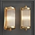 Glorious S Brass Wall Lamp - Elegant Lighting Solution 3D model small image 2