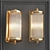 Glorious S Brass Wall Lamp - Elegant Lighting Solution 3D model small image 5