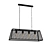 Modern Pendant Light Set with Adjustable Height 3D model small image 3