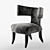 Contemporary Stylish Armchair 3D model small image 1