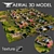 Title: Aerial Scan 14 - High-Resolution Drone Terrain Model 3D model small image 1