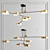 Elegant Ingel & Technum LED Chandelier 3D model small image 2