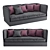 Luxurious Cervantes Sofa by Interia 3D model small image 1