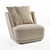 Elegant Alberta Armchair: Castello Lagravinese Studio 3D model small image 2