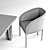Elegant Frato Mascate Armchair & Kalmar Table 3D model small image 3