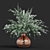 Elegant Eucalyptus Vase 3D model small image 1