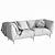 Copla Sofa: Stylish Comfort for Your Home 3D model small image 3