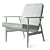 Modern Retro Lounge Chair - 366 Concept Fox 3D model small image 2