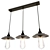 Industrial Reznor Pendant Lamps 3D model small image 2