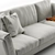 Luxury Bahia Sofa by Alivar 3D model small image 2
