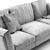 Luxury Bahia Sofa by Alivar 3D model small image 3