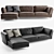 Contemporary Bahia Sofa by Alivar 3D model small image 1