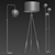 Sleek Floor Lamps Trio: Illuminate with Modern Style 3D model small image 2