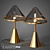 Mushroom Table Lamp: Elegant and Stylish. 3D model small image 1