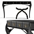 Glamorous Temptation Bench & Console 3D model small image 2