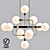 Sophisticated Viaggio Chandelier: Illuminate Your Space 3D model small image 1