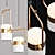 Elegant Ling P1 White Pendant 3D model small image 1