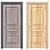 Elegant Interior Doors: №4 3D model small image 1