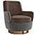 Elegant Minotti Jacques Chair 3D model small image 1