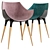 Sleek and Stylish Starck Chairs 3D model small image 1