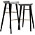 Elegant Kami Bar Stool 3D model small image 1